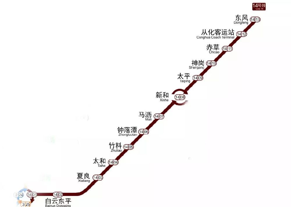 广州地铁最新线路图，自然美景探索之旅启程
