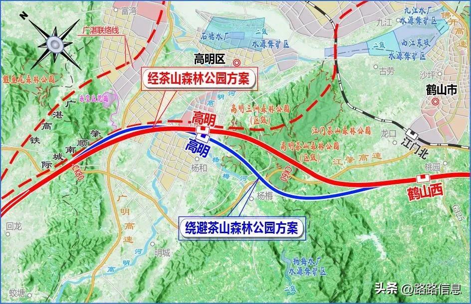 广湛高铁最新线路图,广湛高铁最新线路图之我见
