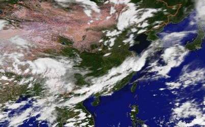 最新卫星云图下的奇幻之旅